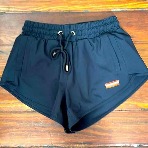 P. E. Nation lined drawstring pull on waist athletic athleisure shorts sz XXS - Picture 1 of 5